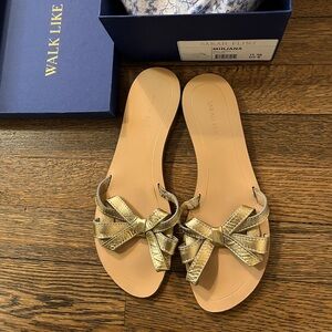Sarah Flint Gold Nappa Mirjana Sandals